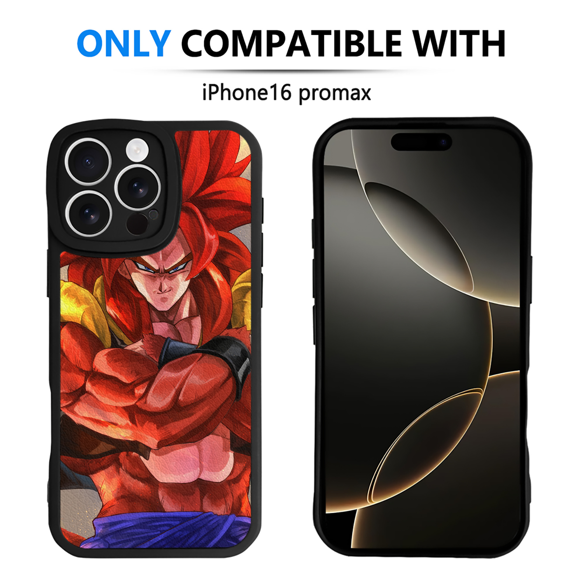（画像用） ドラゴンボール DRAGON BALL 【iPhone 16シリーズ対応】シリコンスマホケース（レザー調） 材質：シリコン
